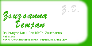 zsuzsanna demjan business card